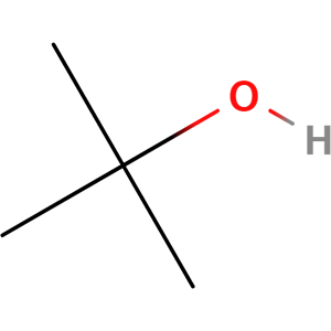 Structure formular image of T-butyl Alcohol