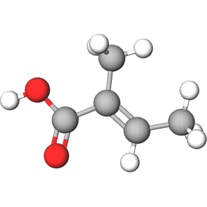 3D model image of Tiglic Acid