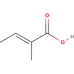 Structure formular image of Tiglic Acid
