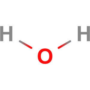 Structure formular image of Water